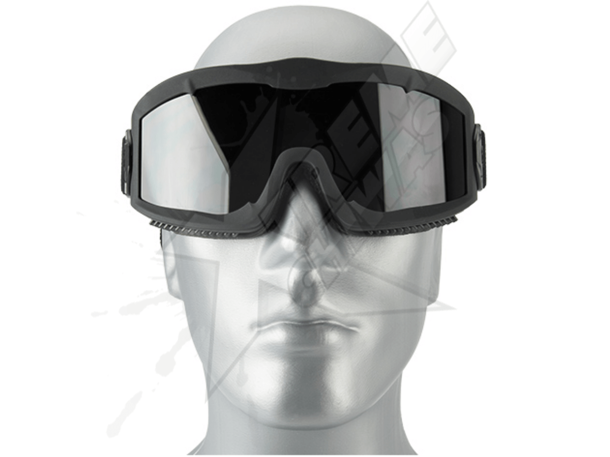 Lentes Goggles Protectores Visor Negro Lancer Tactical - Image 4
