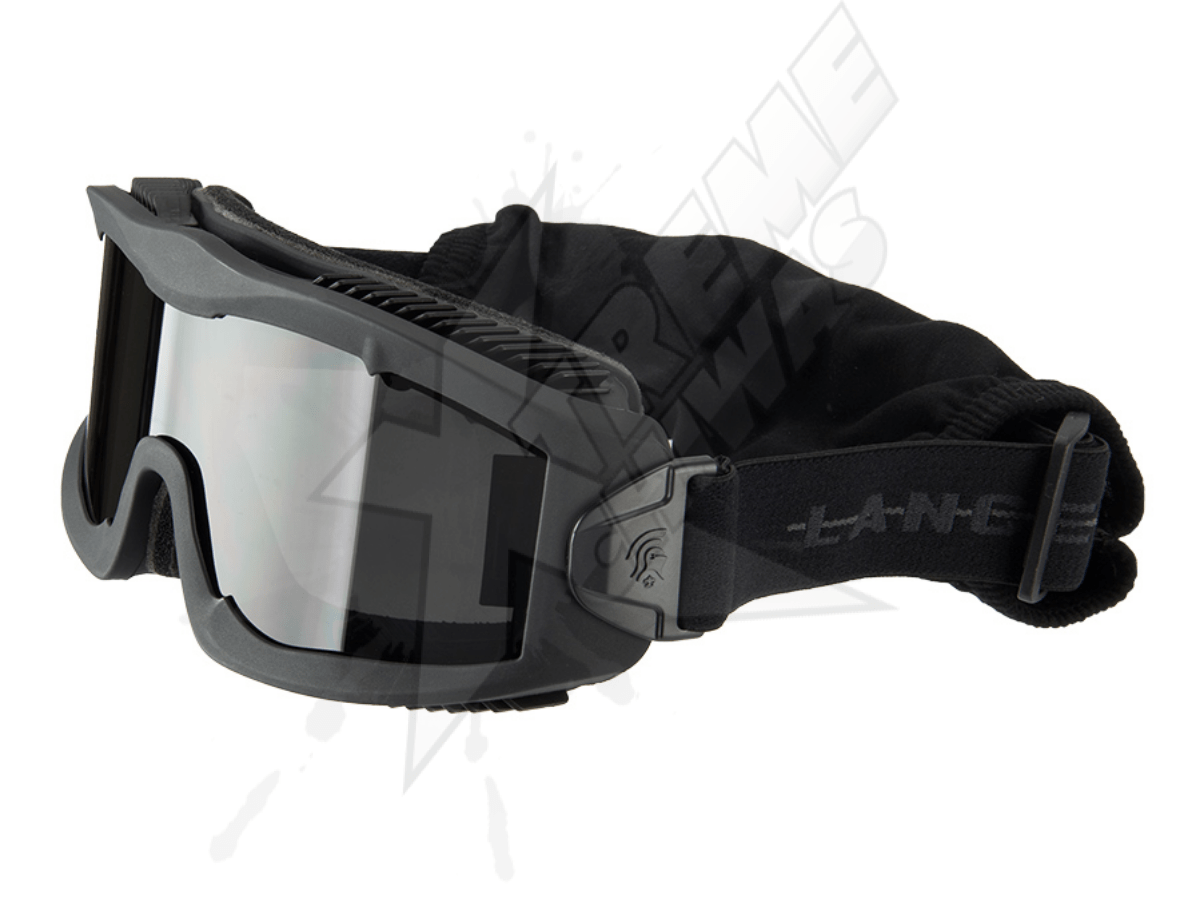 Lentes Goggles Protectores Visor Negro Lancer Tactical - Image 3