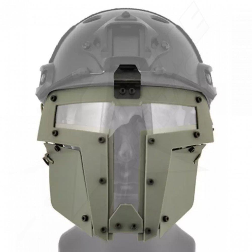Máscara Careta Malla Airsoft Gris Lancer Tactical Airsoft para Casco Táctico