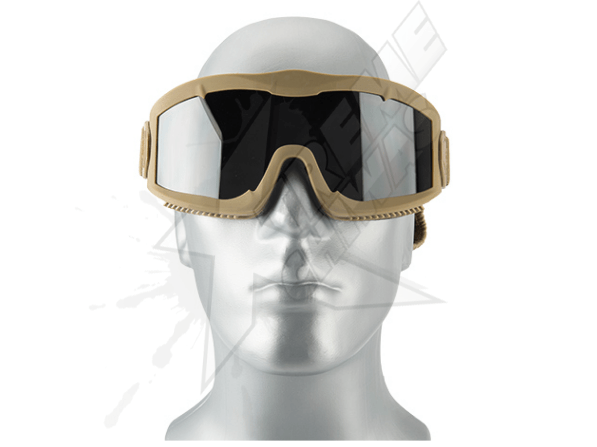 Lentes Goggles Visor Oscuro Arena Lancer Tactical - Image 2