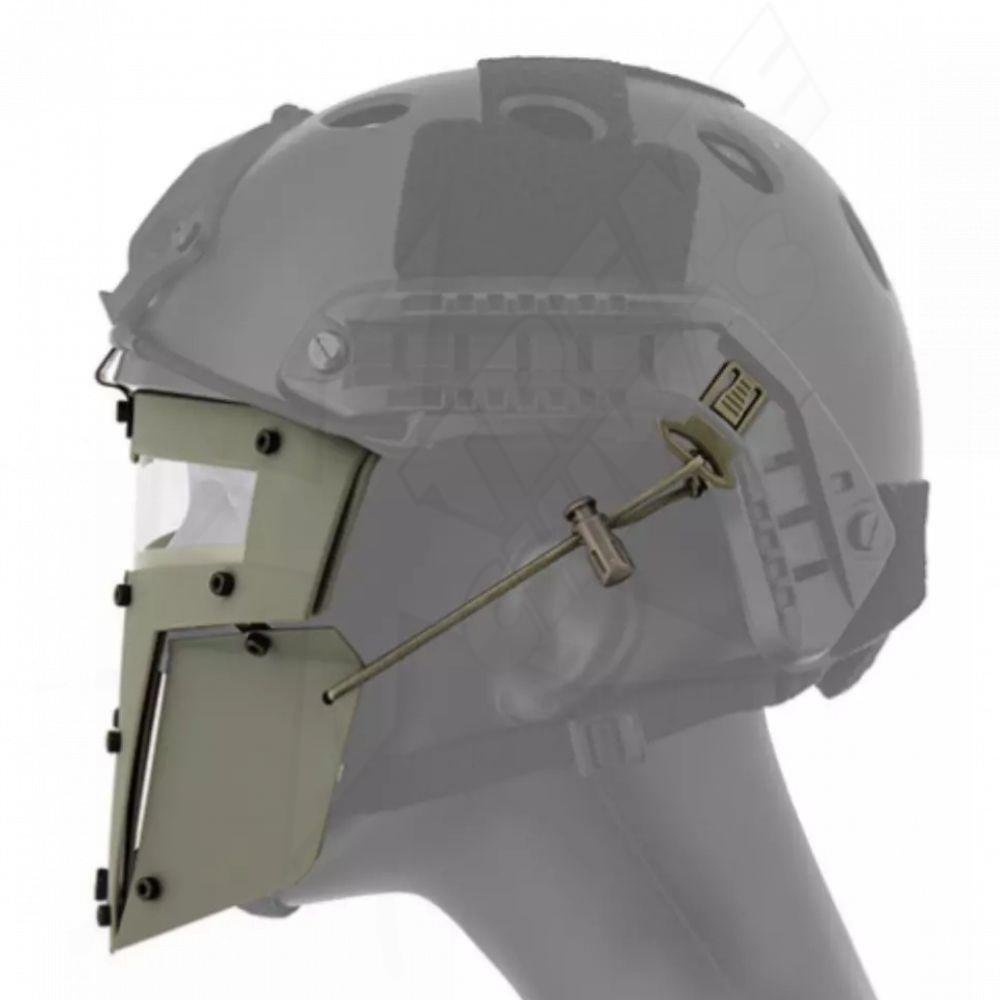 Máscara Careta Malla Airsoft Gris Lancer Tactical Airsoft para Casco Táctico - Image 2