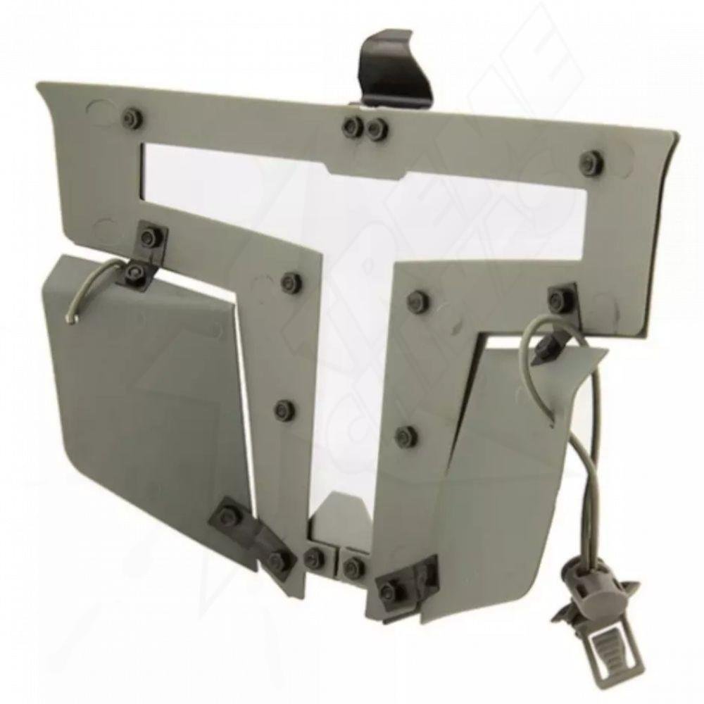 Máscara Careta Malla Airsoft Gris Lancer Tactical Airsoft para Casco Táctico - Image 3