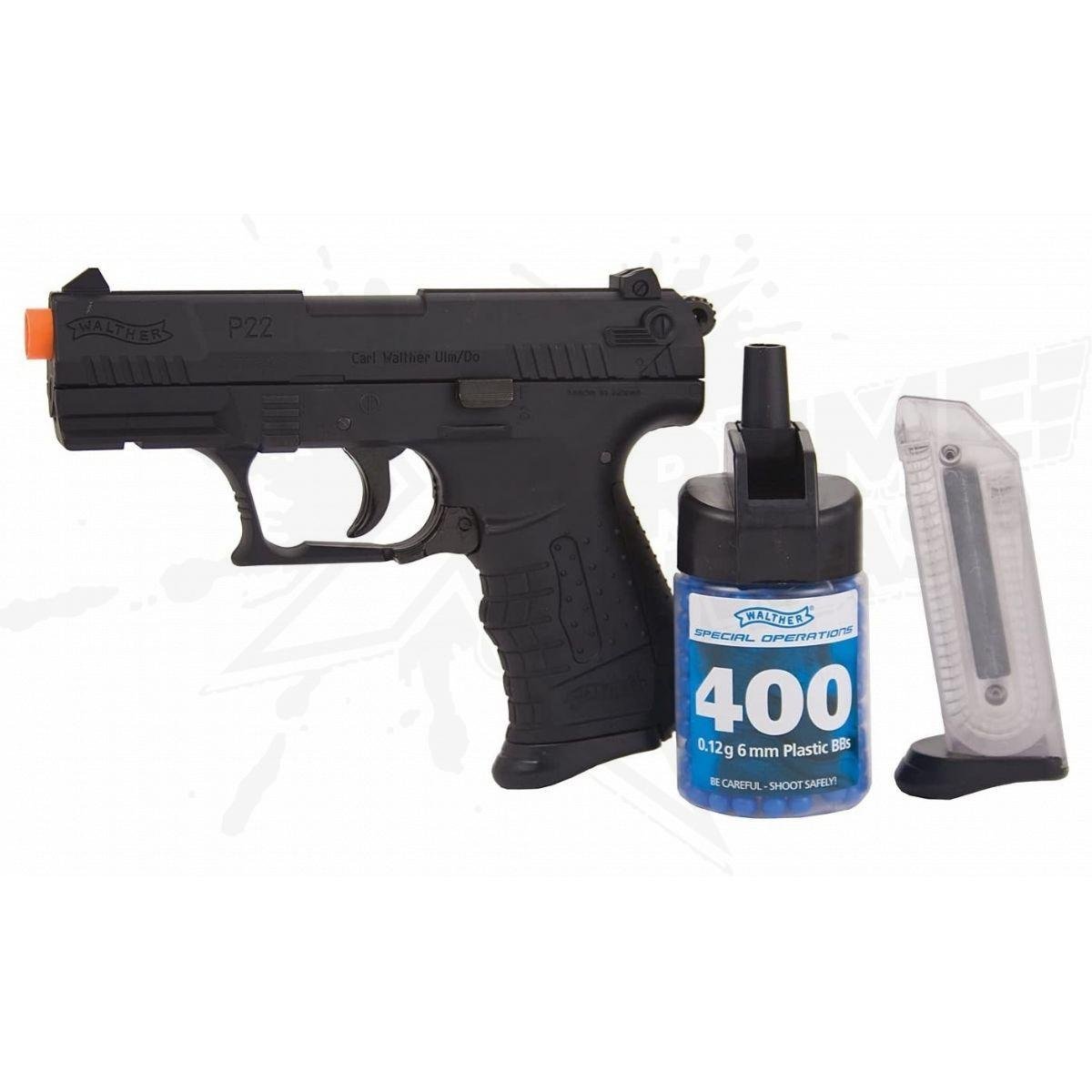 Pistola Airsoft Walther P22 Resorte Bbs 6mm