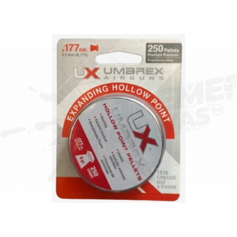 Pellets umarex hollow point 8gr 250pz .177 (4.50mm)