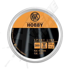Pellets RWS Hobby 7.0gr .177 (4.5mm)
