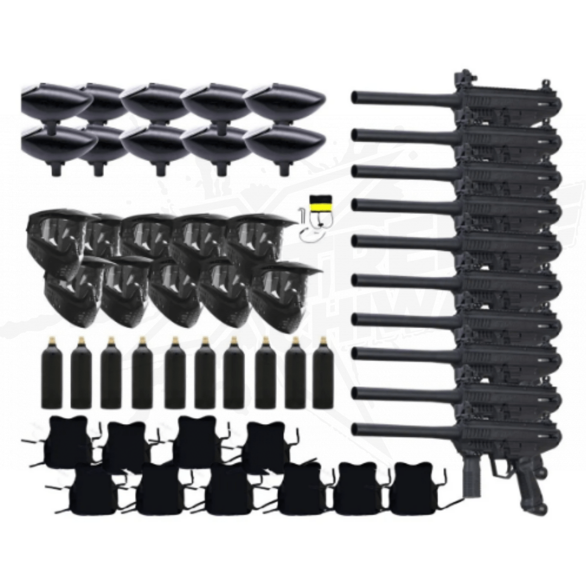 Paquete Para Campo Stormer Basic Chaleco Tanque Careta