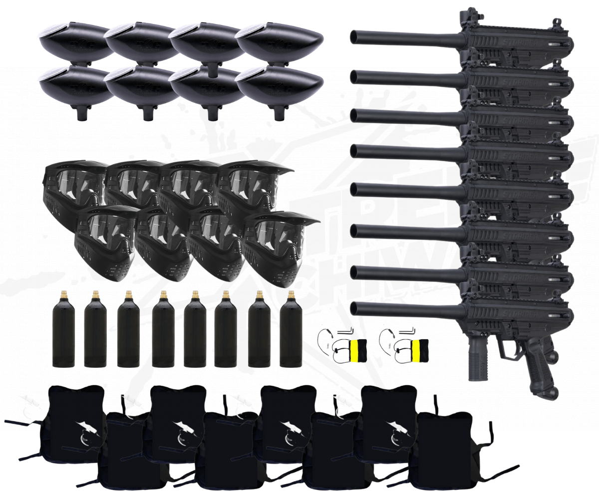 Paquete Equipo completo Stormer Basic Chaleco Careta Tanque Hopper