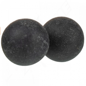 10 Pelotas De Acero Cubiertas De Caucho  .50