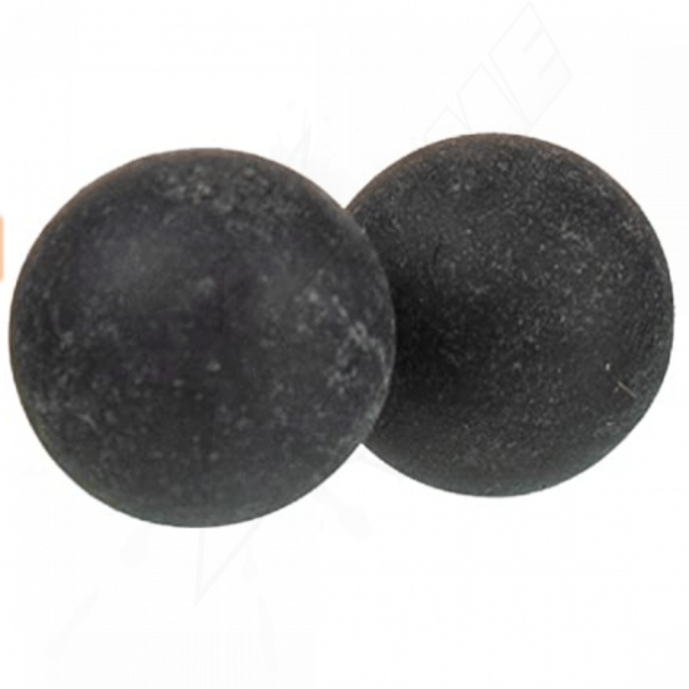 10 Pelotas De Acero Cubiertas De Caucho .50