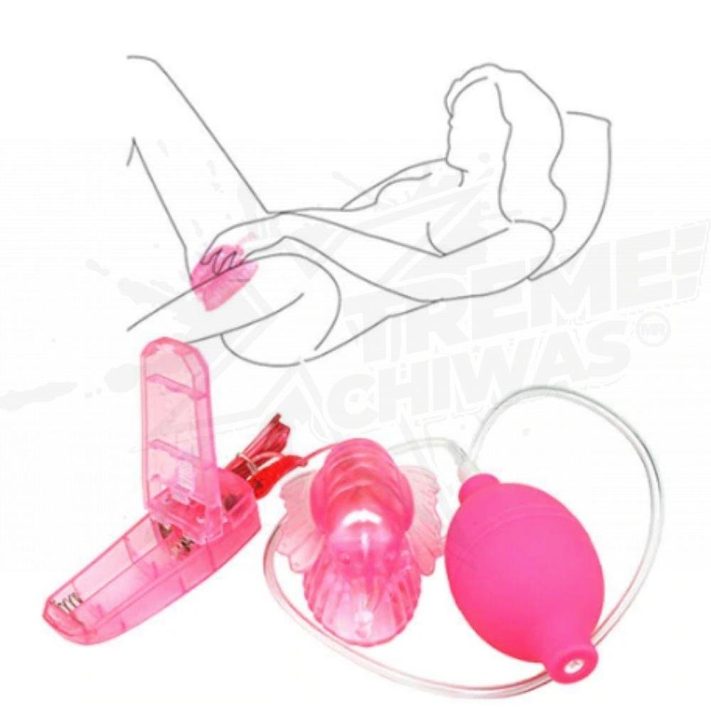 Juguete Sexual Consolador Mariposa Vagina Bomba Vibrador