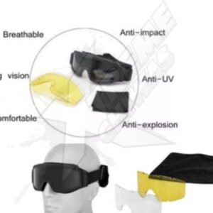 Lentes Goggles Termal Visor Lancer Tactical