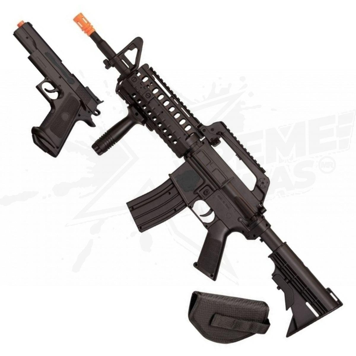 Kit Rifle Frontline Force Resorte Bbs 6mm