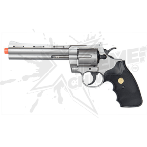 Pistola Airsoft Revolver G36S Resorte Silver Bbs 6mm