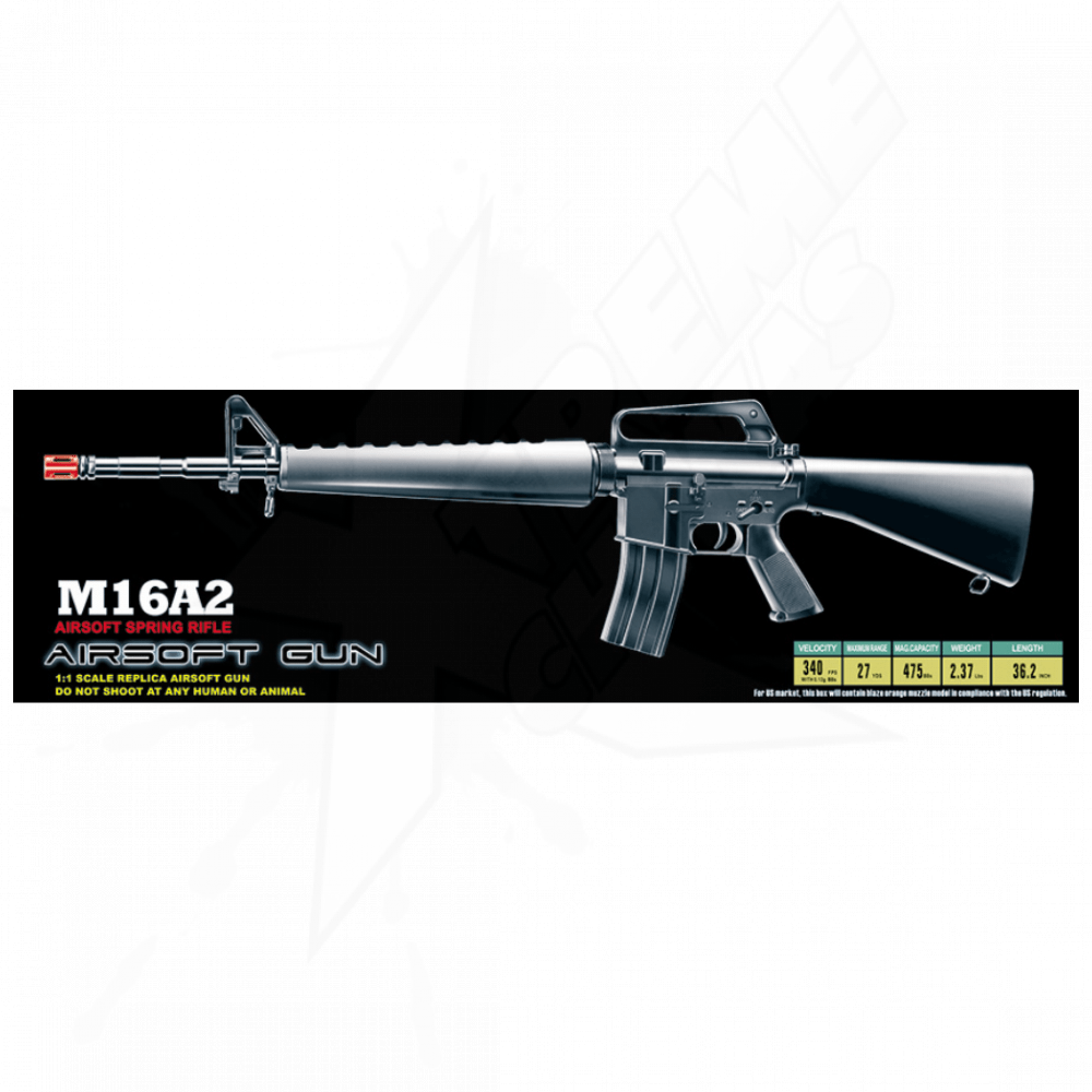 Rifle Airsoft M16 A2 De Resorte Bbs 6mm - Image 4