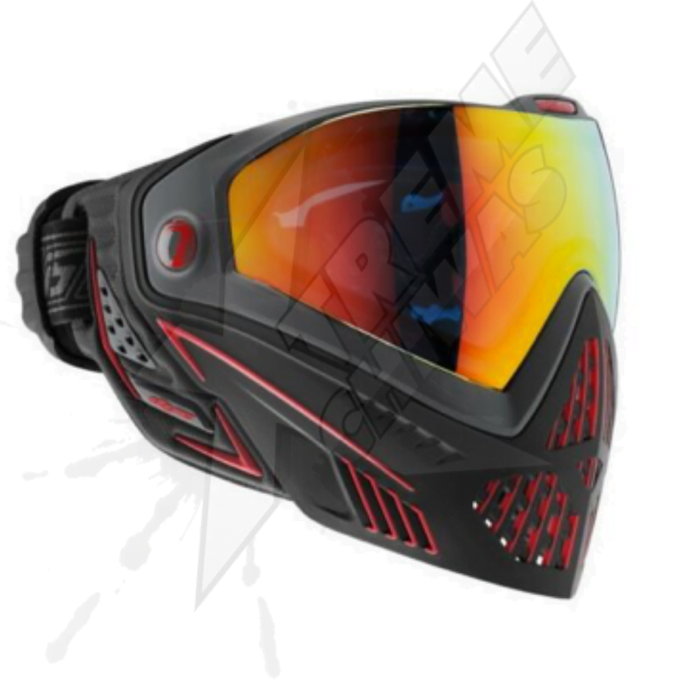 Careta Gotcha Thermal Black Red Dye I5 Paintball