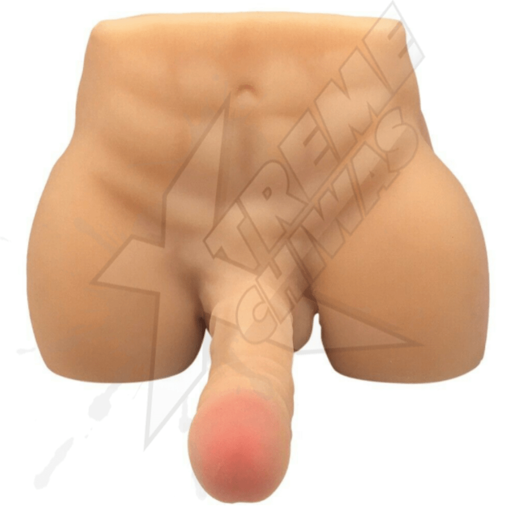 Juguete Sexual Torso Masculino Ano Pene 20x5cm