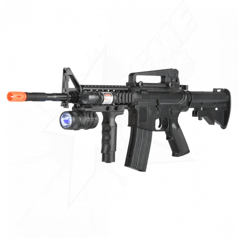 Rifle Plastico Airsoft M16 P1158b Resorte Bbs 6mm - Image 2