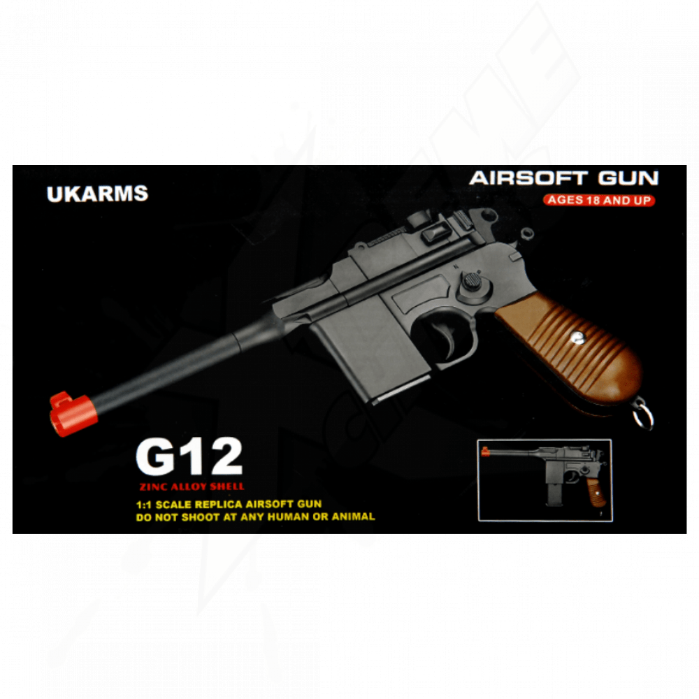 Pistola Airsoft G12 Resorte Bbs 6mm - Image 3