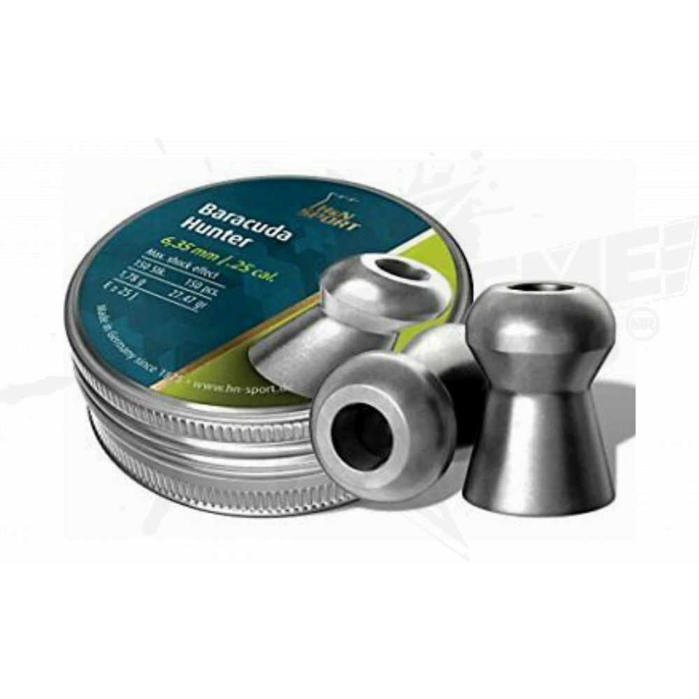 Pellets Punta Hueca Baracuda Hunter H&N .25 (6.35mm)