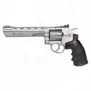 Revolver CO2 Dan Wesson 6" Silver Full Metal .177 (4.5mm)