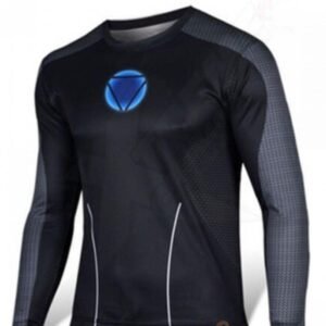 Camiseta Iron Man Black 3D Marvel Superhero