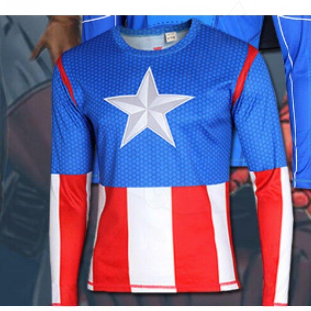 Camiseta Capitan America 3D Marvel Superhero - Image 2