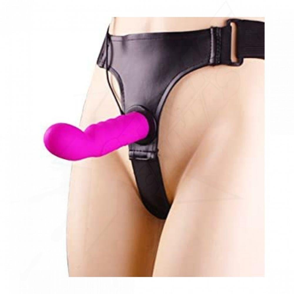 Dildo Vibrador Ajustable Cuero Ultra Arnés - Image 4