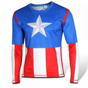 Camiseta Capitan America 3D Marvel Superhero