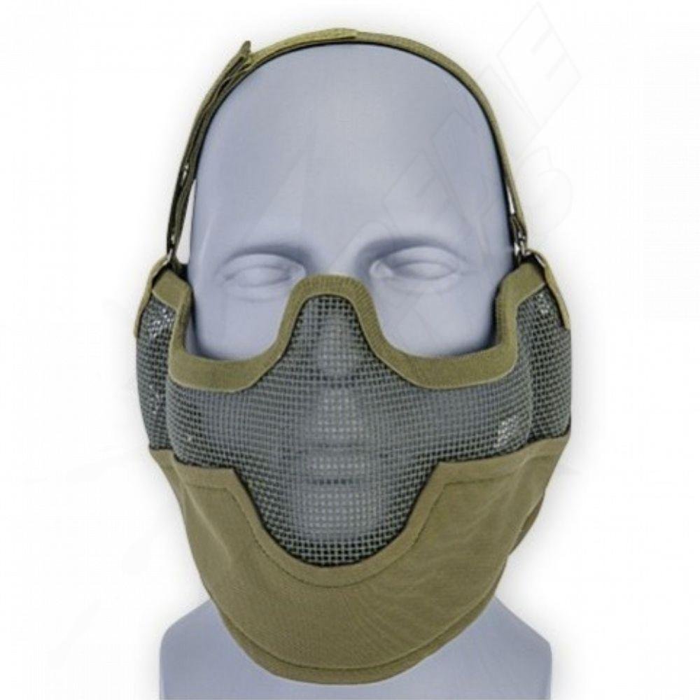 Mascara Media Cara Malla Verde Airsoft
