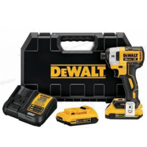 Kit Atornillador Llave de Impacto Inalámbrico 1/4'' 20v Dewalt