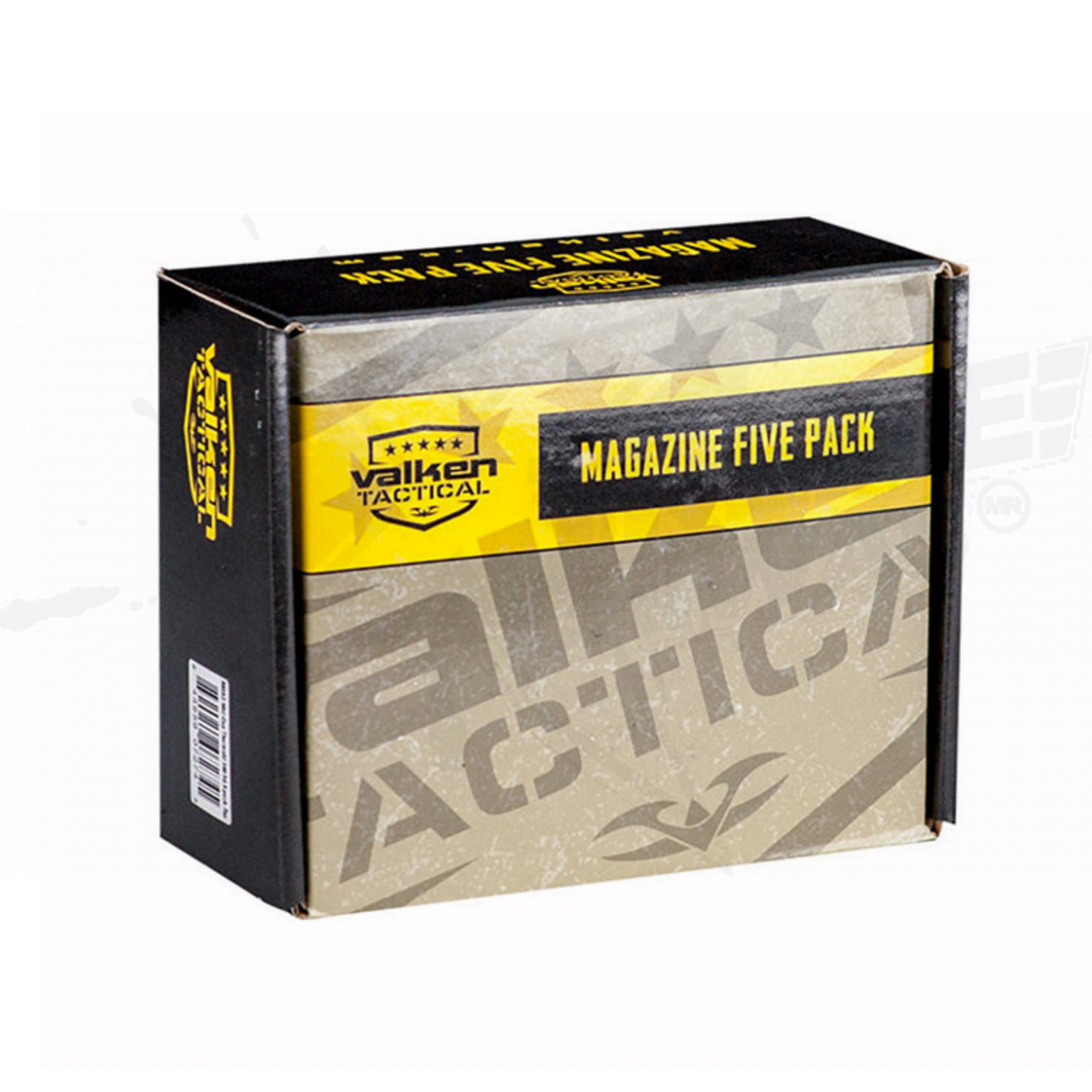 Paquete 5 Magazines Valken 300rd RMAG Hi-Cap Negro