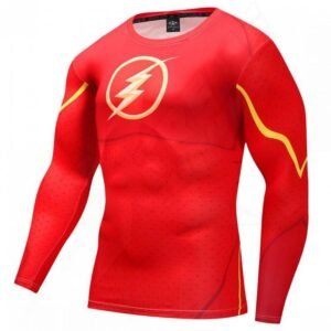 Camiseta Flash DC Comics Fit 3D Superhero