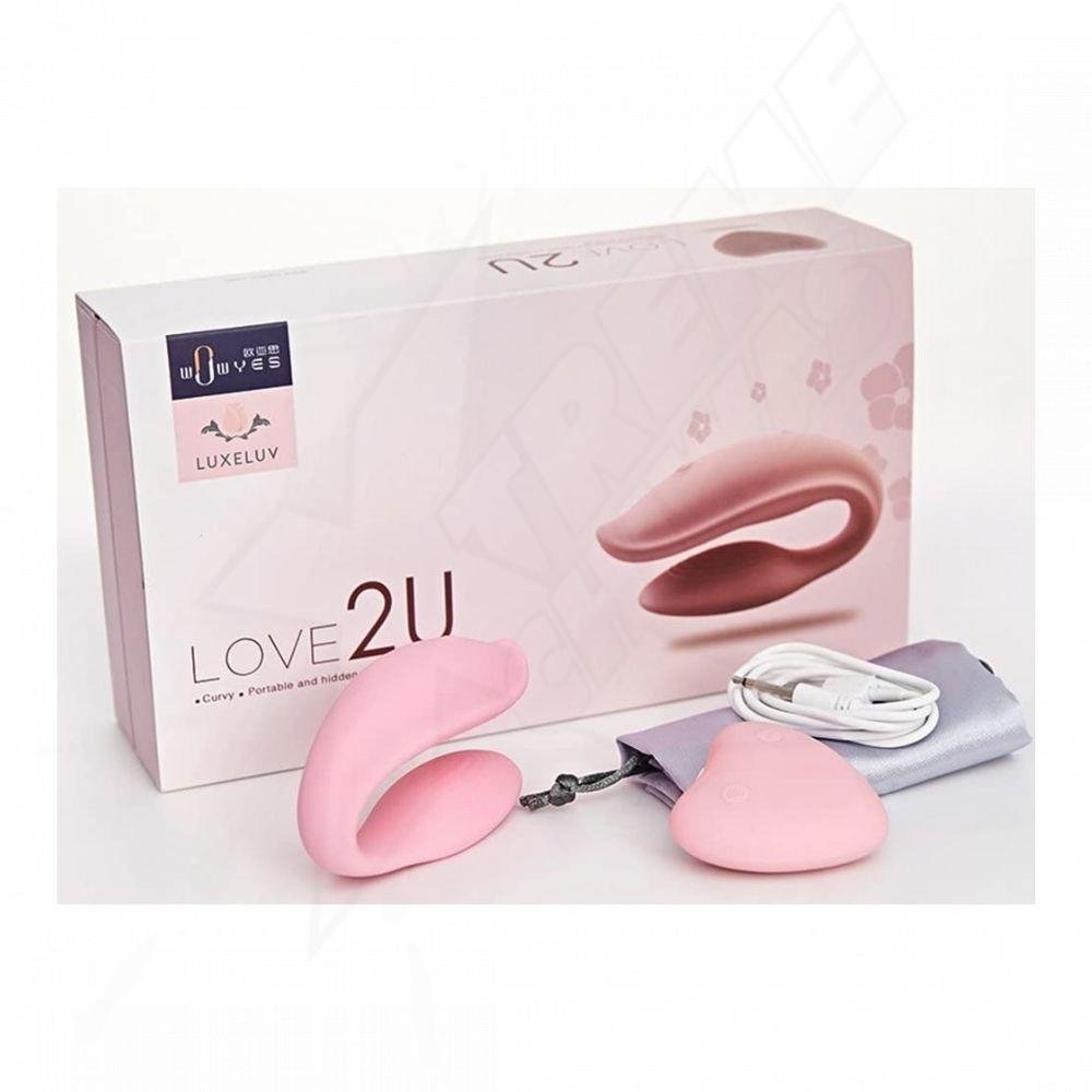Vibrador Masajeador Control Remoto Inalámbrico Silicona Love 2U