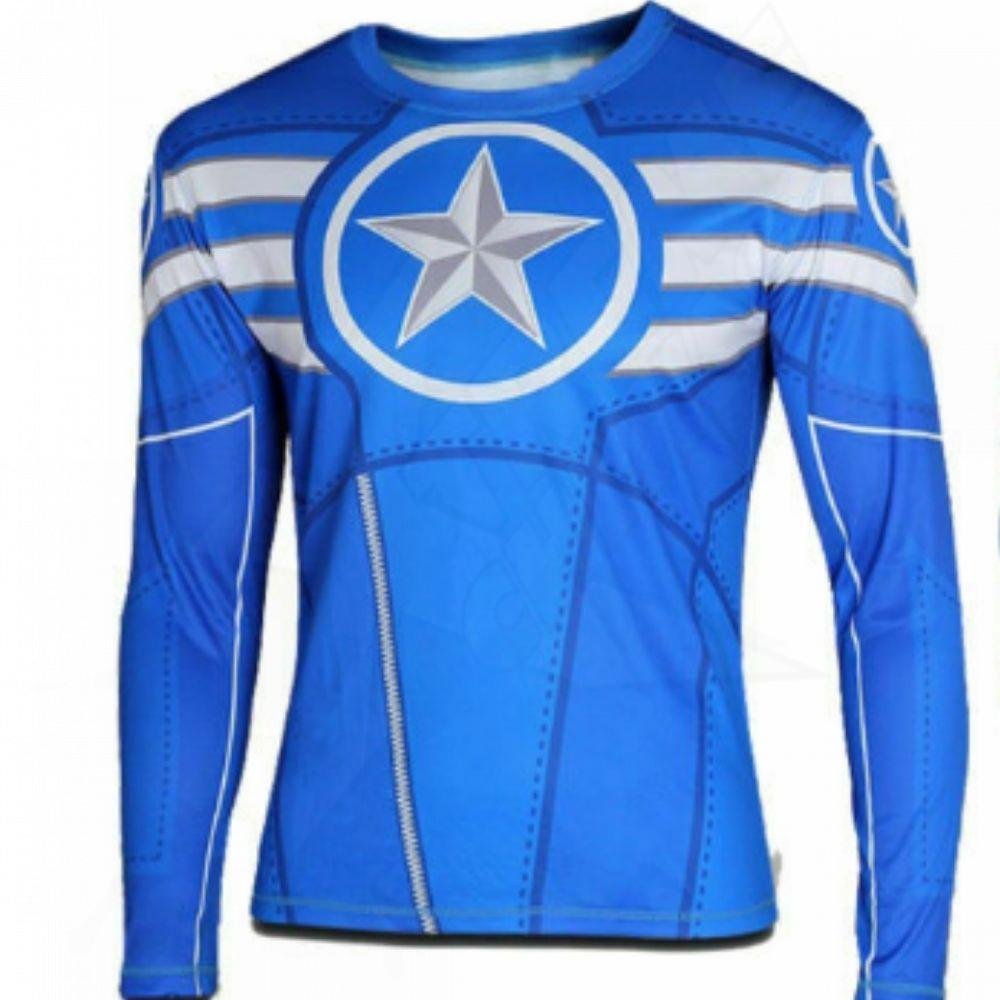 Camiseta Capitan America 3D Marvel Superhero