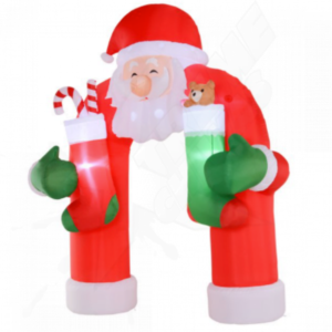 Inflable Navidad Santa Claus Para Exteriores Arco Gigante