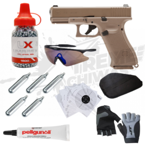 Pistola Umarex 19x Glock Gen 5 Blowback Combo CO2 Bbs .177 (4.5mm)