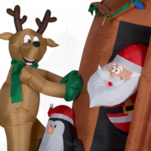 Adorno Navideño Inflable Santa Claus Holiday Time