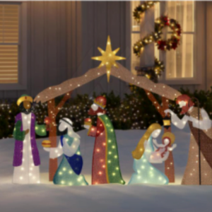 Belen Gigante Navidad  210 Luces Led 6ft