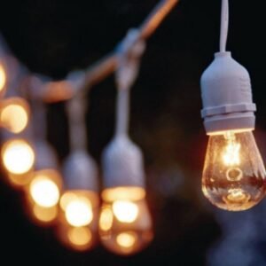 Lampara Colgante 12 Bombillas Jardin Exterior