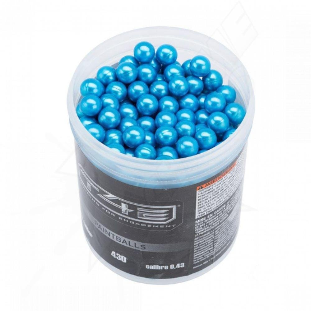 T4E Paintballs Pintura Gotcha Azul 430 rondas .43 - Image 2