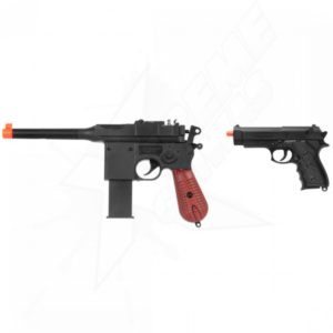 Pistola Airsoft P1308 M777 2 En 1 Resorte Bbs 6mm