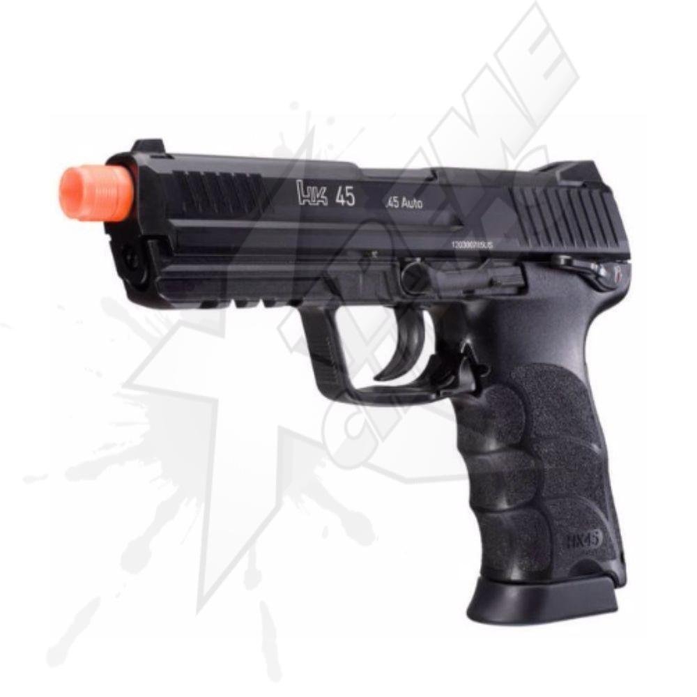 Pistola Airsoft HK 45 Green Gas Blowback Bbs 6mm - Image 5