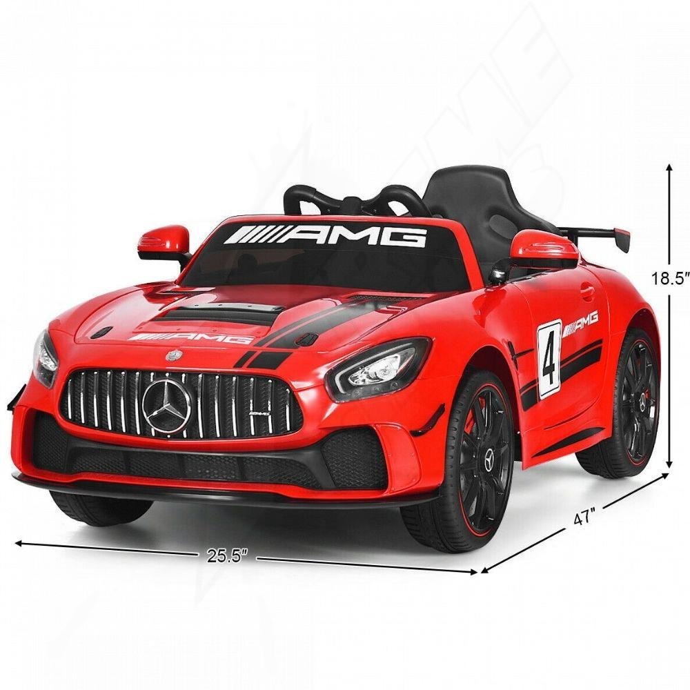 Montatable Mercedes Benz 12 Volst Gymax Rojo - Image 2