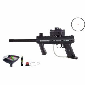 Marcadora Tippmann 98 Custom Pro Act Tanque Co2 12oz Mira Red Dot Y Hopper