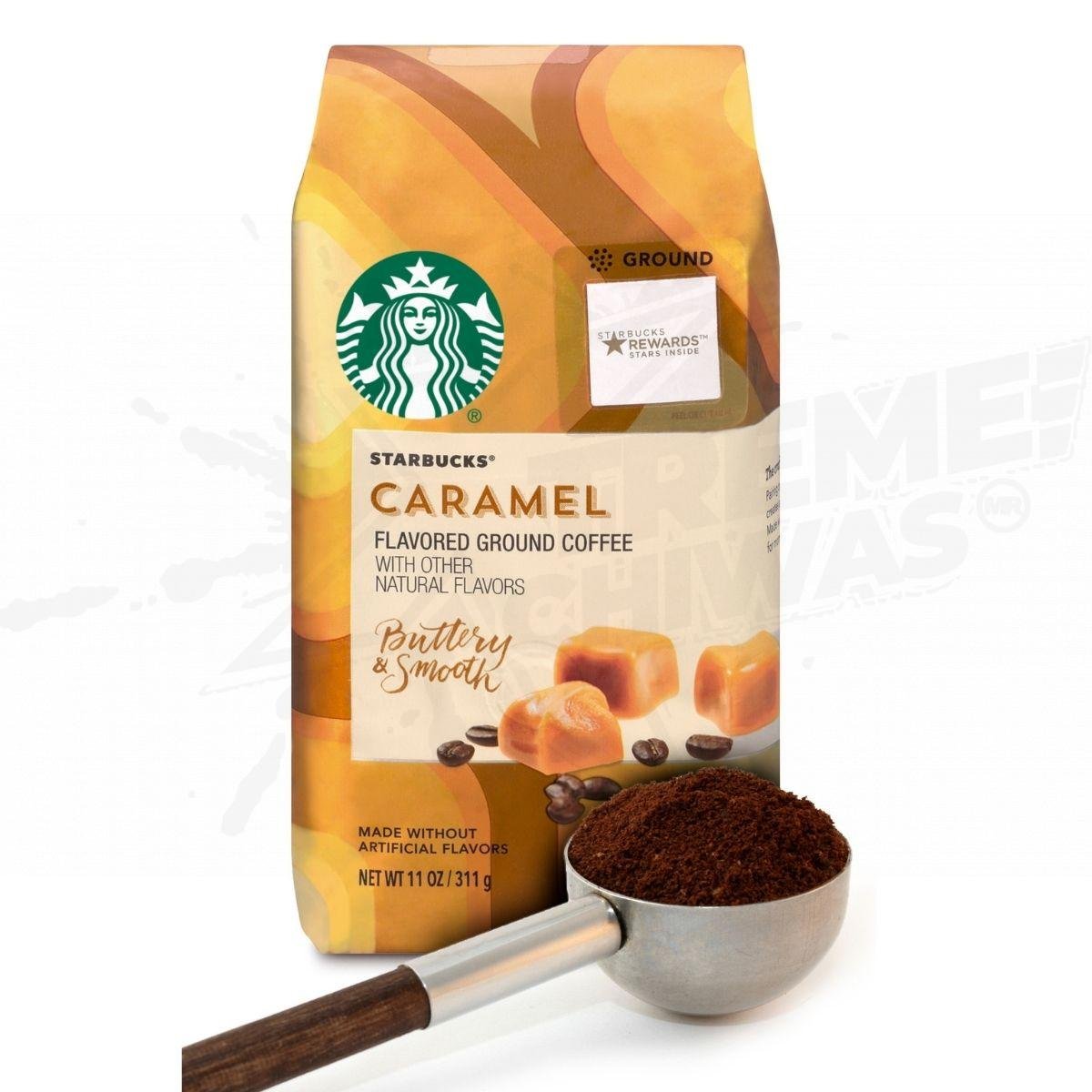 Cafe Molido Starbucks Sabor Caramelo 1 Bolsa 311gr