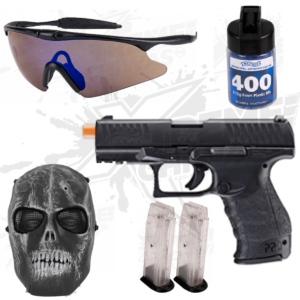 Pistola Airsoft Walther PPQ Negro CO2 6mm