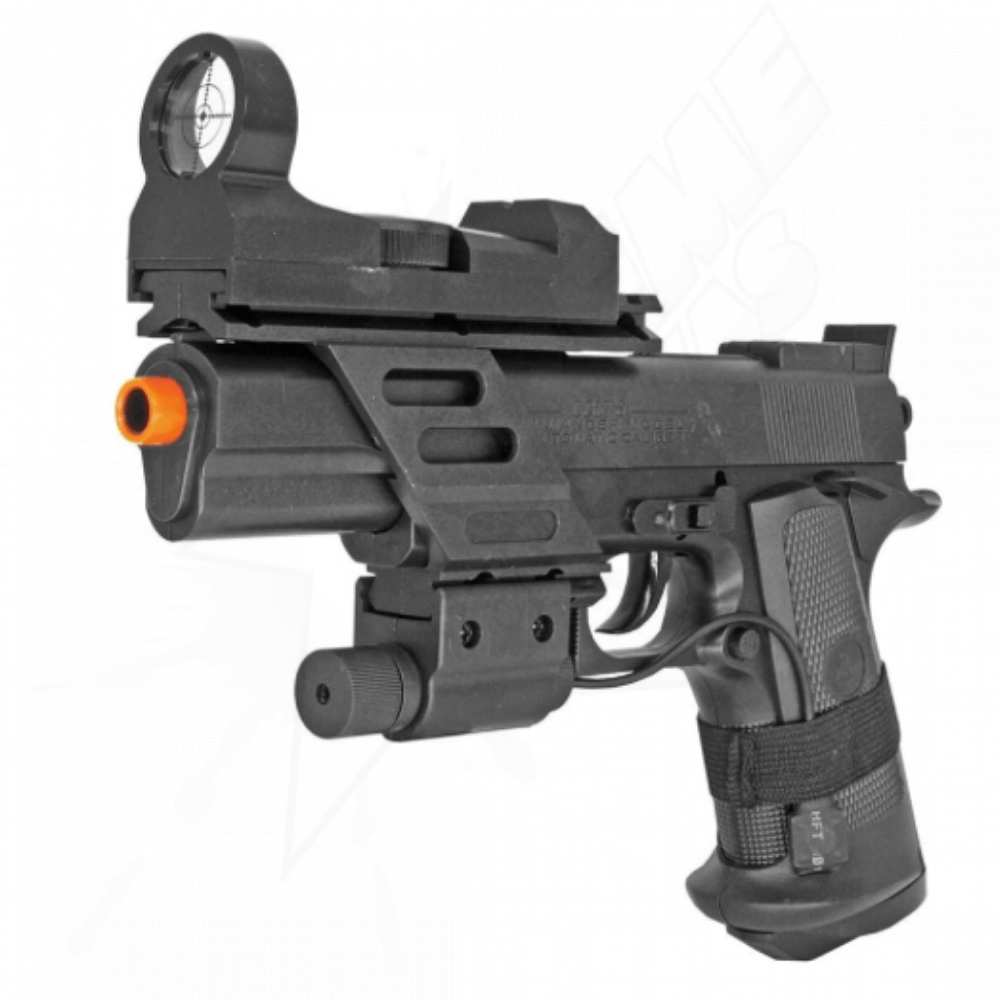 Pistola Airsoft Colt Combat Commander Laser Bbs 6mm - Image 2
