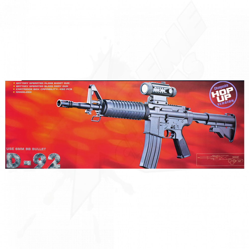 Rifle Airsoft M4 Culata Ajustable Electrico Bbs 6mm - Image 3