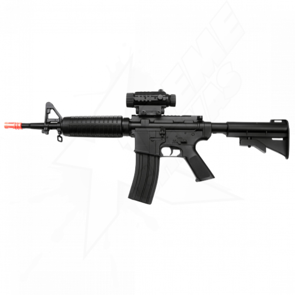Rifle Airsoft M4 Culata Ajustable Electrico Bbs 6mm - Image 2