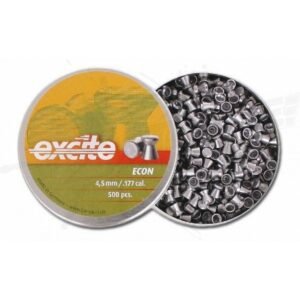 Municiones Pellets Punta Plana Excite Econ 7.48 .177 (4.5mm)